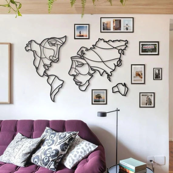 World Face Wall Decoration